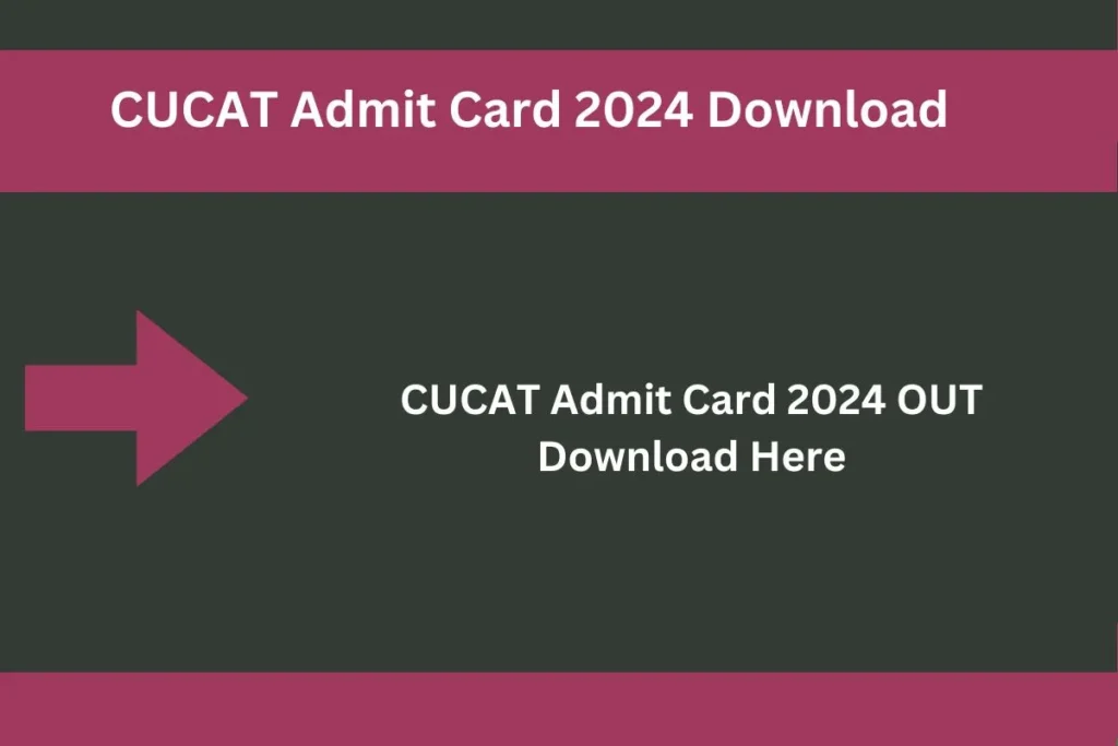 CUCAT Admit Card 2024