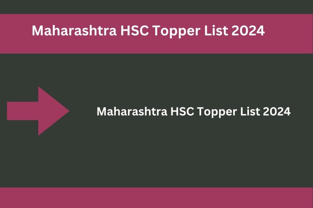 Maharashtra HSC Topper List 2024